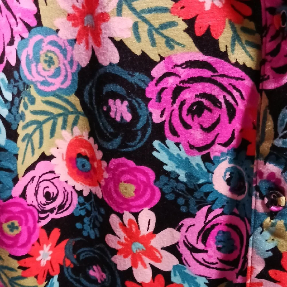 Gorgeous! Cuddl Duds Multicolor Flower Design Pajama Short Set XL 💐🌺🌷🪻🌼 - Picture 10 of 14